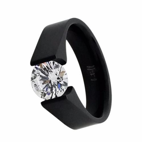 BTiff Brighter than Diamond 2 Ct Round Tension Set Solitaire Ring Sz 4 -10
