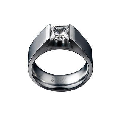 B.Tiff Signity Star Brighter than Diamond Tension Set 1 Ct Solitaire Ring