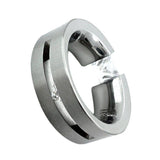 BTiff Signity Star Brighter than Diamond Double Slit Tension Set 2Ct Ring Band