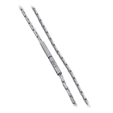 B.Tiff Pavé II Stainless Steel Bar Pendant
