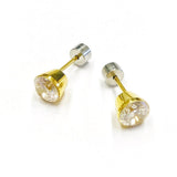 B.Tiff Eternity Classic Solitaire Earrings