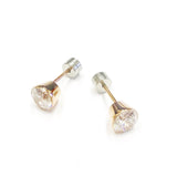 B.Tiff Eternity Classic Solitaire Earrings