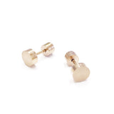 B.Tiff Stainless Steel Plain Stud Earrings