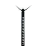 B.Tiff Pavé I Anodized Steel Bar Pendant
