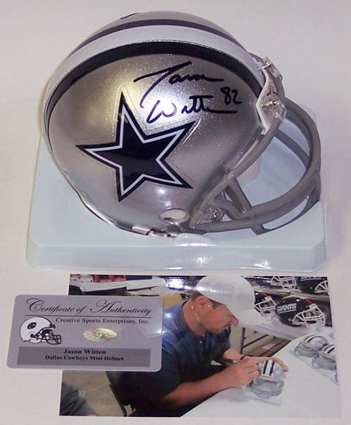 Jason Witten Autographed Hand Signed Cowboys Mini Helmet - PSA/DNA
