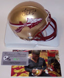 Jameis Winston Autographed Hand Signed Florida State Seminoles Mini Helmet - PSA/DNA