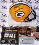 Brett Favre Autographed Hand Signed Packers Mini Helmet - PSA/DNA