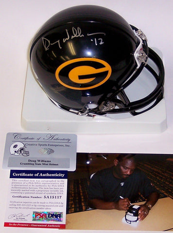 Doug Williams Autographed Hand Signed Grambling State Tigers Mini Helmet - PSA/DNA