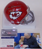 Len Dawson Autographed Hand Signed Chiefs Mini Helmet - PSA/DNA
