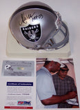 Marcus Allen Autographed Hand Signed Raiders Mini Helmet - PSA/DNA