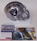 Howie Long Autographed Hand Signed Raiders Mini Helmet - PSA/DNA