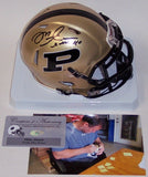 Mike Alstott Autographed Hand Signed Purdue Boilermakers Speed Mini Helmet