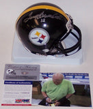 Terry Bradshaw Autographed Hand Signed Steelers Mini Helmet - PSA/DNA