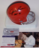 Jim Brown Autographed Hand Signed Syracuse Orange Mini Helmet - PSA/DNA