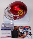 Marcus Allen Autographed Hand Signed USC Trojans Chrome Speed Mini Helmet - PSA/DNA