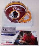 Joe Theismann Autographed Hand Signed Redskins Mini Helmet - PSA/DNA