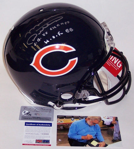 Mike Ditka Autographed Hand Chicago Bears Full Size Authentic Helmet - PSA/DNA