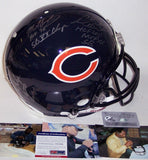 Mike Singletary, Richard dent & William Perry Autographed Hand Chicago Bears Authentic Full Size Helmet - PSA/DNA
