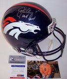 John Elway Autographed Hand Signed Denver Broncos Authentic Full Size Helmet - PSA/DNA
