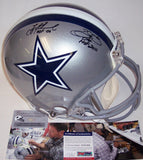 Emmitt Smith & Troy Aikman Autographed Dallas Cowboys Authentic Helmet - PSA/DNA
