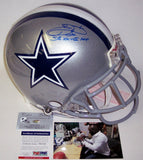Emmitt Smith Autographed Hand Signed Dallas Cowboys Authentic Helmet - PSA/DNA
