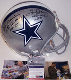 Roger Staubach & Tony Dorsett Autographed Hand Signed Dallas Cowboys Full Size Authentic Helmet - PSA/DNA