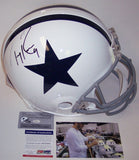 Tony Romo Autographed Hand Signed Dallas Cowboys Authentic Helmet - PSA/DNA