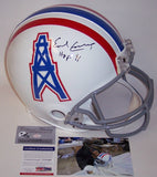 Earl Campbell Autographed Hand Signed Houston Oilers Full Size Authentic Helmet - PSA/DNA