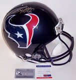 J.J. Watt Autographed Hand Signed Houston Texans Full Size Authentic Helmet