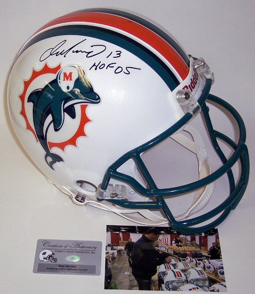 Dan Marino Autographed Hand Signed Miami Dolphins Authentic Helmet - PSA/DNA
