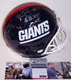 Ottis Anderson & Phil Simms Autographed Hand Signed New York Giants Throwback Authentic Full Size Helmet - PSA-DNA