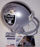 Marcus Allen Autographed Hand Signed Los Angeles Raiders Authentic Helmet - PSA/DNA