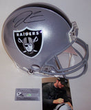 Derek Carr Autographed Hand Signed Oakland Raiders Authentic Helmet - PSA/DNA