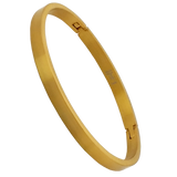 BTiff Matte Finished Bangle Bracelet Gold Black Steel Rose Gold SM Med Lg
