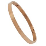 BTiff Matte Finished Bangle Bracelet Gold Black Steel Rose Gold SM Med Lg