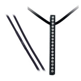 B.Tiff Signity Star Brighter than Diamond Tension Set Stainles Steel Bar Pendant