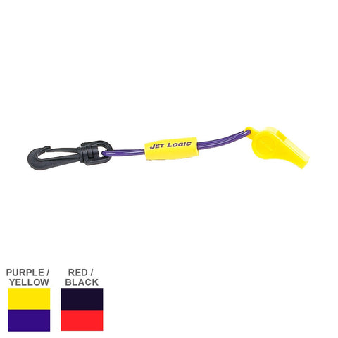 Whistle With Lanyard Purple / Yellow